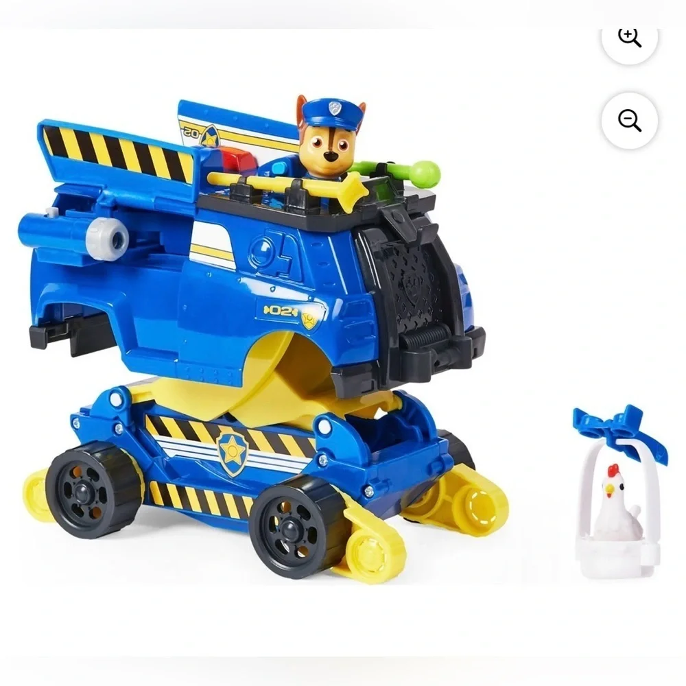 PAW Patrol: Rise and Rescue Transforming Vehicle with Chase Figure, For Ages 3